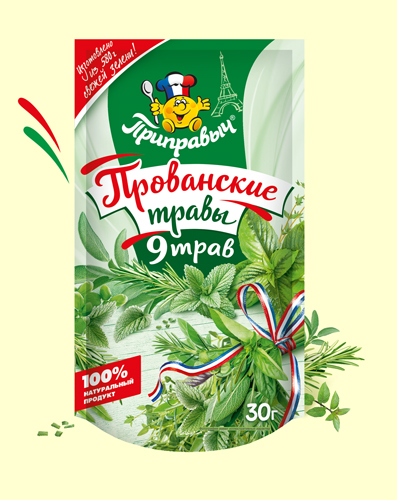 Зелень Прованские травы 30г*20шт (дой-пак) Приправыч